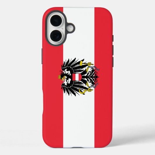 Coques Case-Mate iPhone Drapeau de l'Autriche / Drapeau autrichien (Verso)