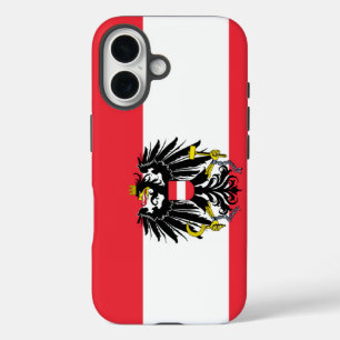 Coques iPhone 16 Drapeau de l'Autriche / Drapeau autrichien