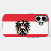 Coques Case-Mate iPhone Drapeau de l'Autriche / Drapeau autrichien (Verso (horizontal))