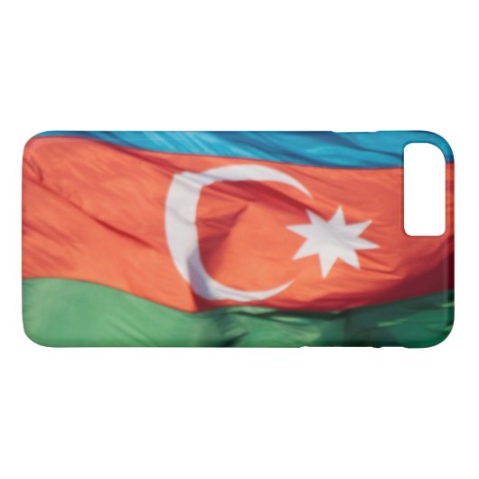 Coques Case-Mate iPhone Drapeau de l'Azerbaïdjan (Dos (Horizontal))
