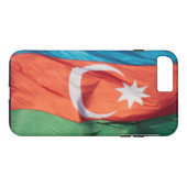 Coques Case-Mate iPhone Drapeau de l'Azerbaïdjan (Dos (Horizontal))