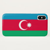 Coques Case-Mate iPhone Drapeau de l'Azerbaïdjan (Dos (Horizontal))