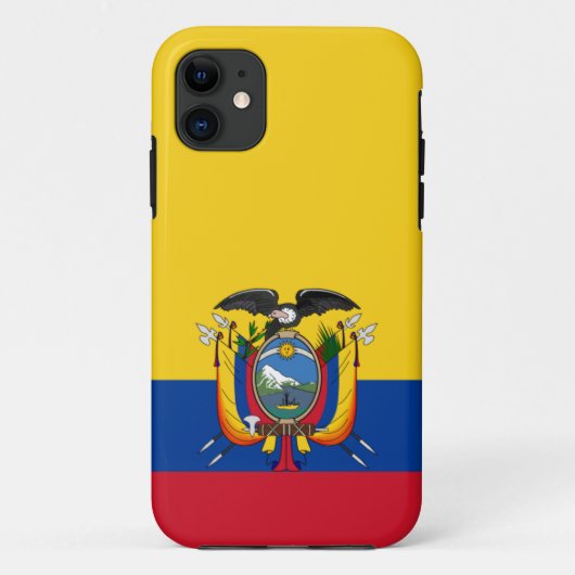 Coques Case-Mate iPhone Drapeau de l'Equateur Coque-coque iphone (Dos)