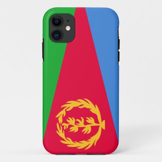 Coques Case-Mate iPhone Drapeau de l'Érythrée (Dos)