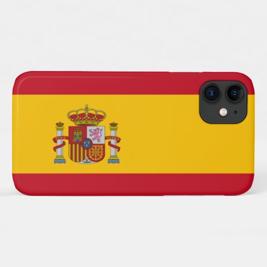 Coques Case-Mate iPhone Drapeau de l'Espagne (Dos (Horizontal))