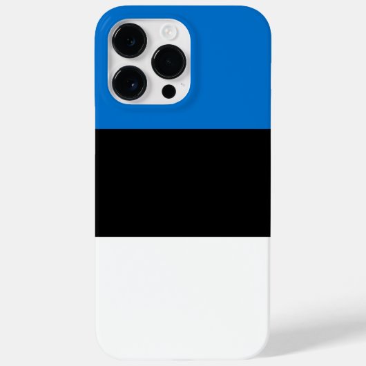Coques Case-Mate iPhone Drapeau de l'Estonie (Verso)