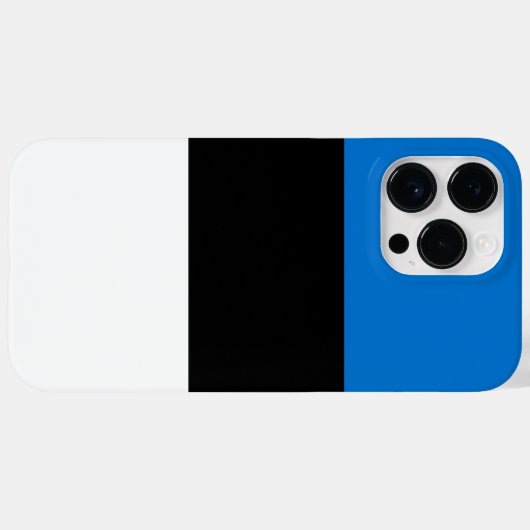 Coques Case-Mate iPhone Drapeau de l'Estonie (Verso (horizontal))