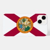 Coques Case-Mate iPhone Drapeau de l'État de Floride (Verso (horizontal))