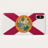 Coques Case-Mate iPhone Drapeau de l'État de Floride (Dos (Horizontal))