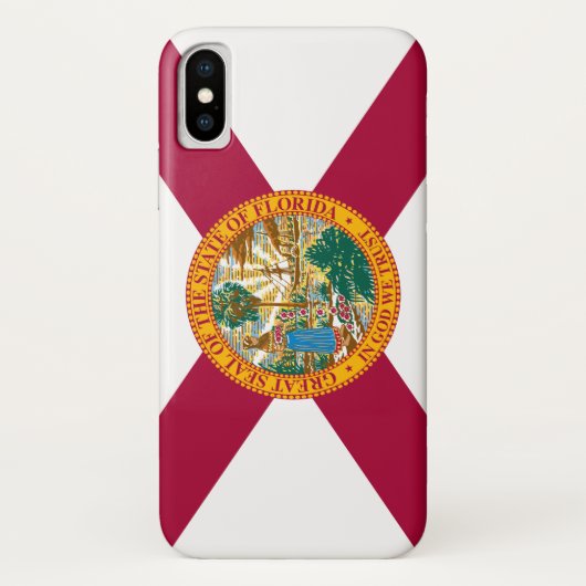 Coques Case-Mate iPhone Drapeau de l'État de Floride (Dos)