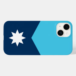 Coque Pour iPhone 14 Drapeau de l'État du Minnesota