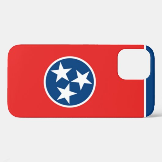 Coques Case-Mate iPhone Drapeau de l'État du Tennessee (Verso (horizontal))
