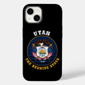COQUES Case-Mate iPhone DRAPEAU DE L'ÉTAT D'UTAH BEEHIVE (Verso)