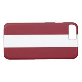 Coques Case-Mate iPhone Drapeau de Lettonie (Dos (Horizontal))