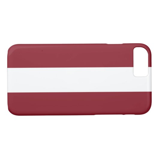 Coques Case-Mate iPhone Drapeau de Lettonie (Dos (Horizontal))