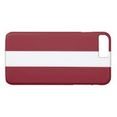 Coques Case-Mate iPhone Drapeau de Lettonie (Dos (Horizontal))