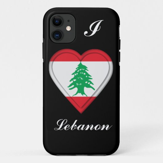 Coques Case-Mate iPhone Drapeau de Libanais du Liban (Dos)