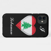 Coques Case-Mate iPhone Drapeau de Libanais du Liban (Dos (Horizontal))