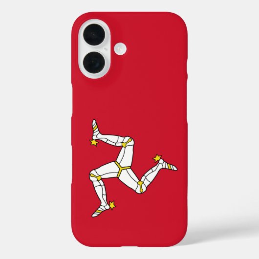 Coques Case-Mate iPhone Drapeau de l'île de Man (Verso)
