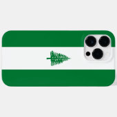 Coques Case-Mate iPhone Drapeau de l'île Norfolk (Verso (horizontal))