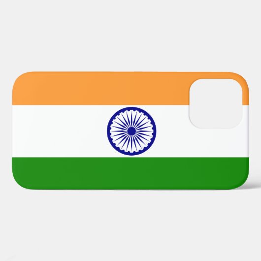 Coques Case-Mate iPhone Drapeau de l'Inde (Verso (horizontal))