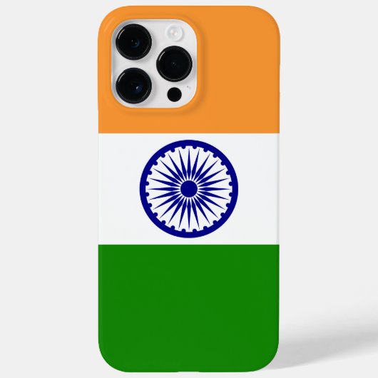 Coques Case-Mate iPhone Drapeau de l'Inde (Verso)