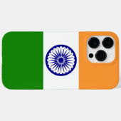Coques Case-Mate iPhone Drapeau de l'Inde (Verso (horizontal))