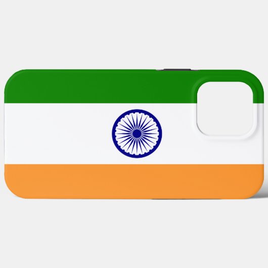 Coques Case-Mate iPhone Drapeau de l'Inde (Verso (horizontal))
