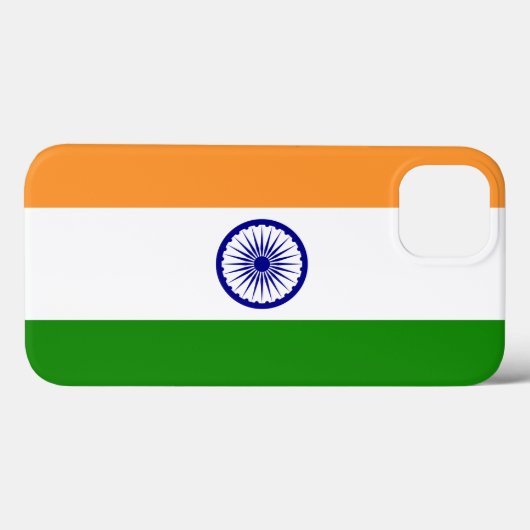 Coques Case-Mate iPhone Drapeau de l'Inde (Verso (horizontal))