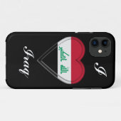 Coques Case-Mate iPhone Drapeau de l'Irak (Dos (Horizontal))