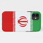 Coques Case-Mate iPhone Drapeau de l'Iran (Dos (Horizontal))