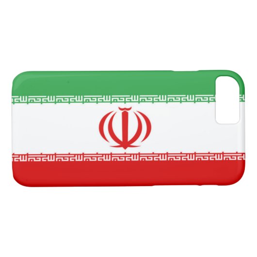 Coques Case-Mate iPhone Drapeau de l'Iran (Dos (Horizontal))