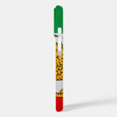 Coques Case-Mate iPhone Drapeau de l'Iran combinant l'emblème de la Républ (Verso / Gauche)