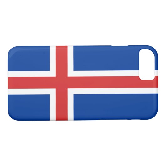 Coques Case-Mate iPhone Drapeau de l'Islande (Dos (Horizontal))