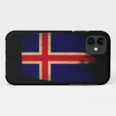 Coques Case-Mate iPhone Drapeau de l'Islande (Dos (Horizontal))
