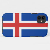 Coques Case-Mate iPhone Drapeau de l'Islande (Dos (Horizontal))