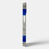 Coques Case-Mate iPhone Drapeau de l'Israël avec de rétros textures (Verso / Droite)