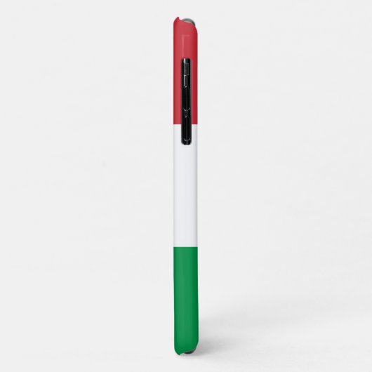 Coques Case-Mate iPhone Drapeau de l'Italie (Dos/Gauche)