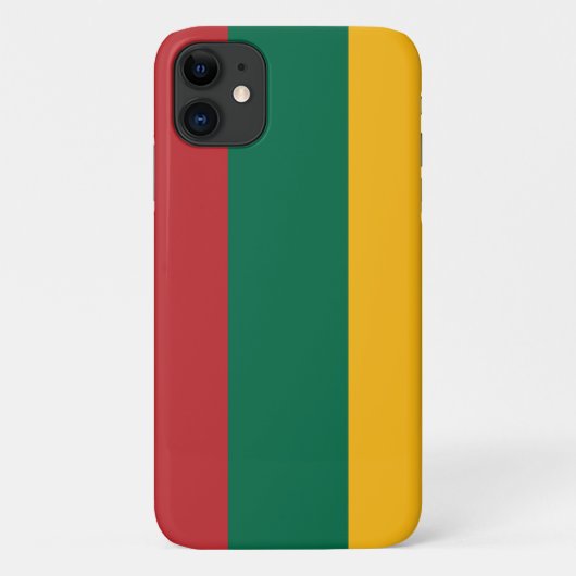 Coques Case-Mate iPhone Drapeau de Lituanie (Dos)