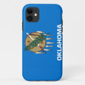 Coques Case-Mate iPhone Drapeau de l'Oklahoma (Dos)
