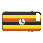 Coques Case-Mate iPhone Drapeau de l'Ouganda (Dos (Horizontal))
