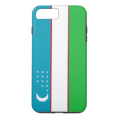 Coques Case-Mate iPhone Drapeau de l'Ouzbékistan (Dos)