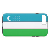 Coques Case-Mate iPhone Drapeau de l'Ouzbékistan (Dos (Horizontal))