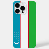 Coques Case-Mate iPhone Drapeau de l'Ouzbékistan (Verso)