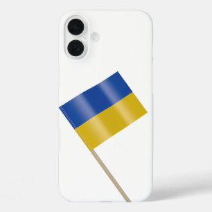 Coques iPhone 16 Plus Drapeau de l'Ukraine