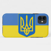 Coques Case-Mate iPhone Drapeau de l'Ukraine (Dos (Horizontal))
