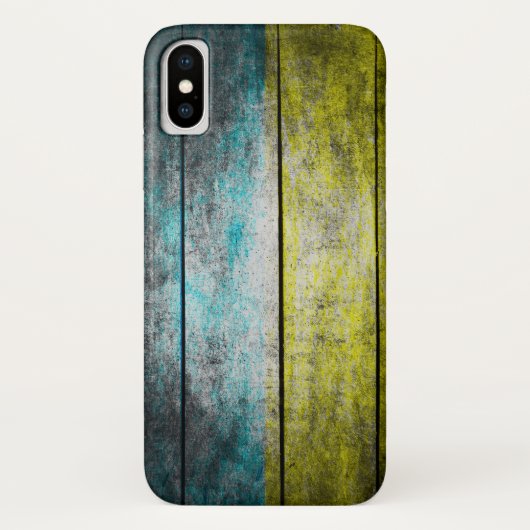 Coques Case-Mate iPhone Drapeau de l'Ukraine sur bois (Dos)
