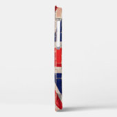 Coques Case-Mate iPhone Drapeau de l'Union Jack britannique sur un mur de  (Verso / Gauche)