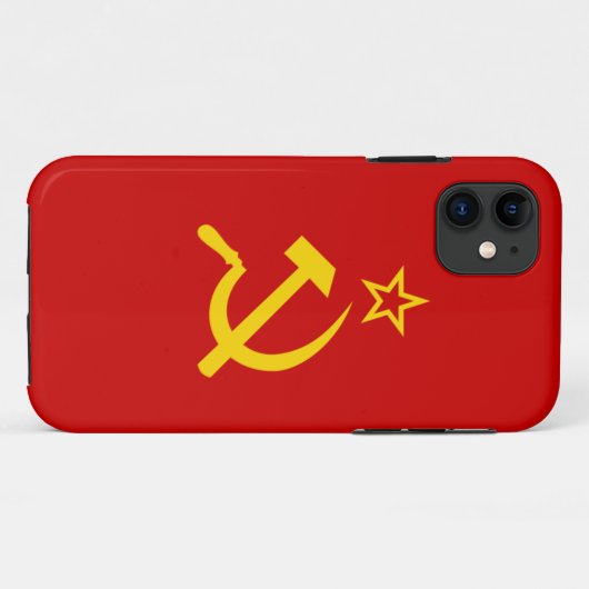 Coques Case-Mate iPhone drapeau de l'URSS (Dos (Horizontal))