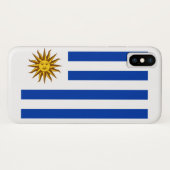 Coques Case-Mate iPhone Drapeau de l'Uruguay (Dos (Horizontal))